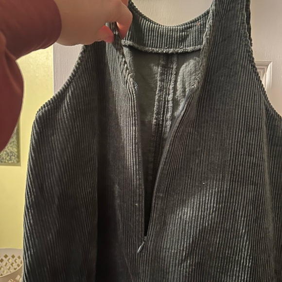 Abercrombie Dark Green Corduroy Jumper - Picture 4 of 6